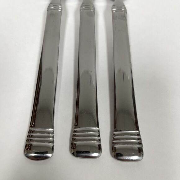 Fitz and Floyd Everyday Bistro Vietnam Silver Forks Lot of 3 - Picture 2 of 6